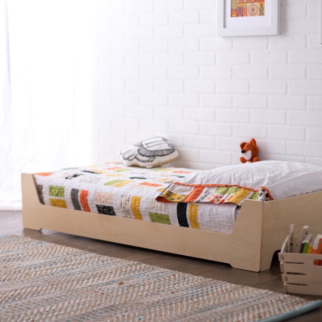 Crib size Montessori floor bed
