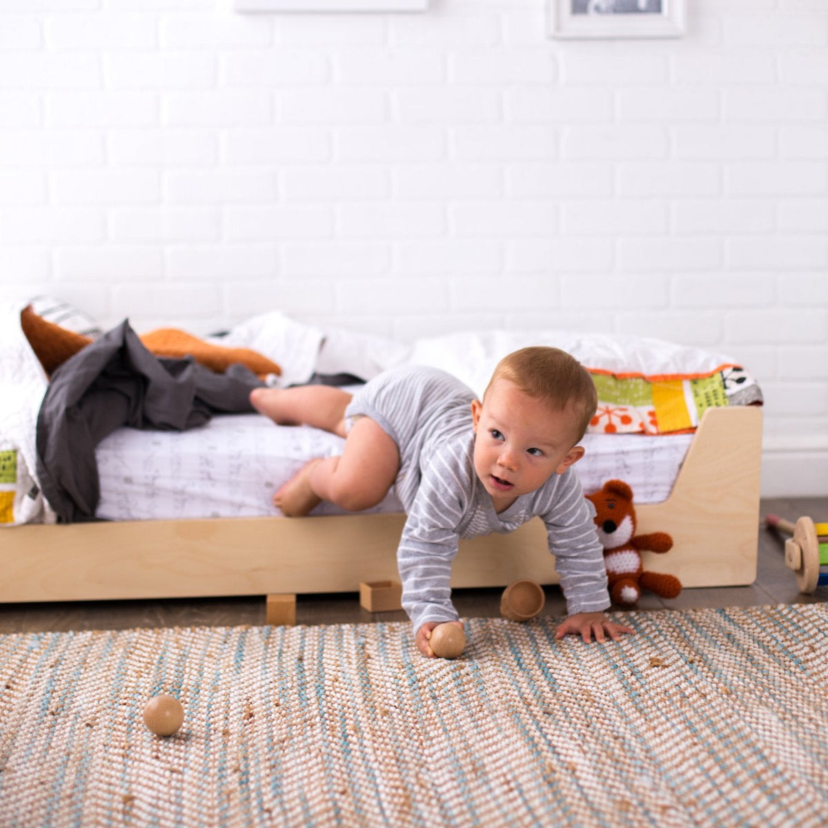 Low Montessori Toddler Floor Bed