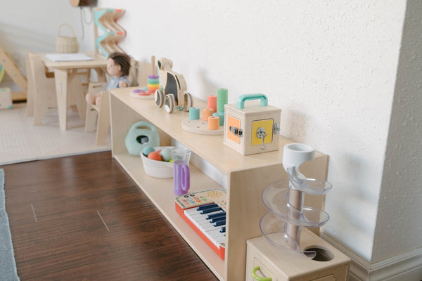 Infant Shelf with Montessori Resources