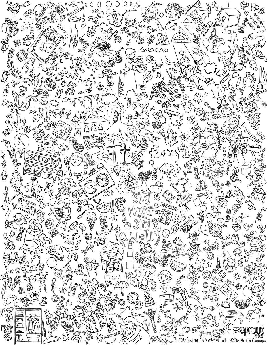 Sprout Coloring Pages