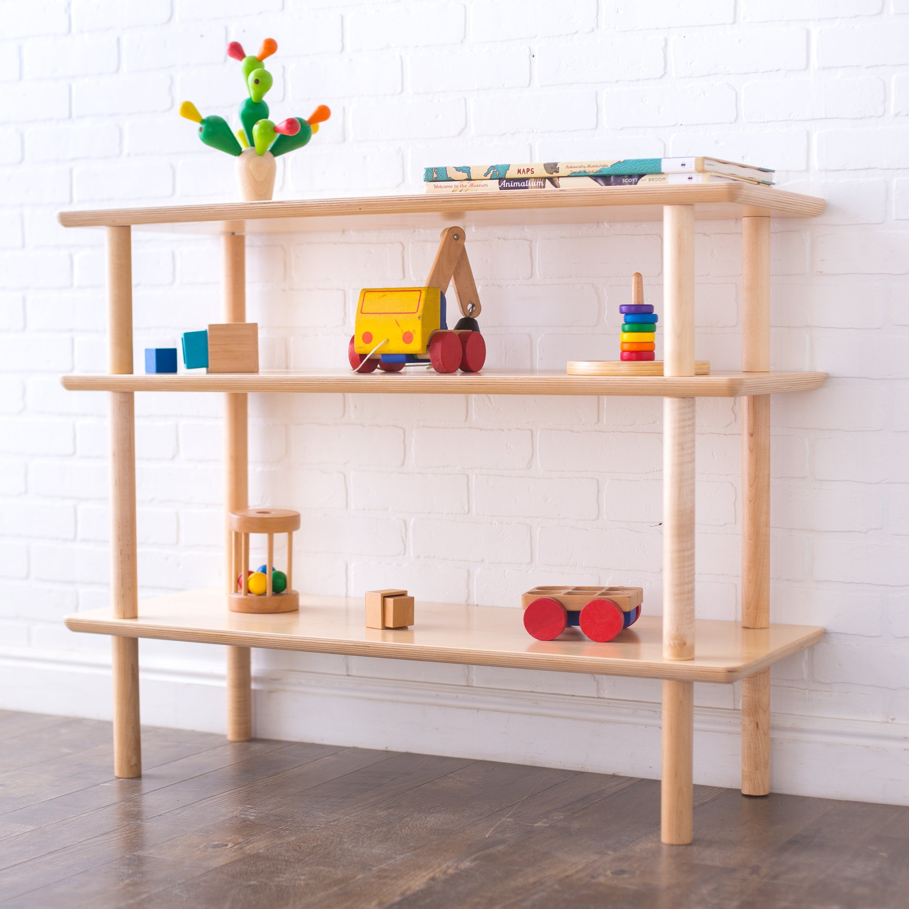 Montessori Toy Shelf, Childrens Storage, Modern Toy Shelf, Plywood Shelf,  Kids Shelf, Plywood Furniture 