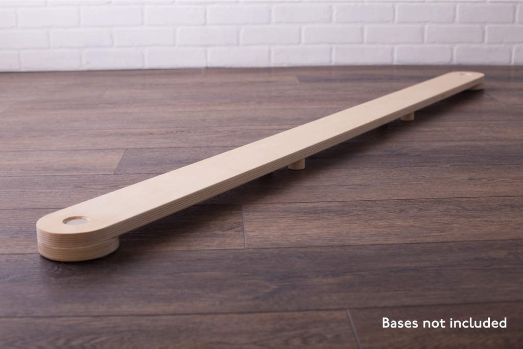 An extra long balance beam for kids. 