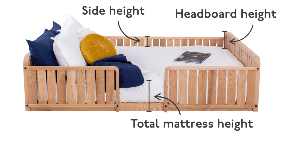 Bed height illustration
