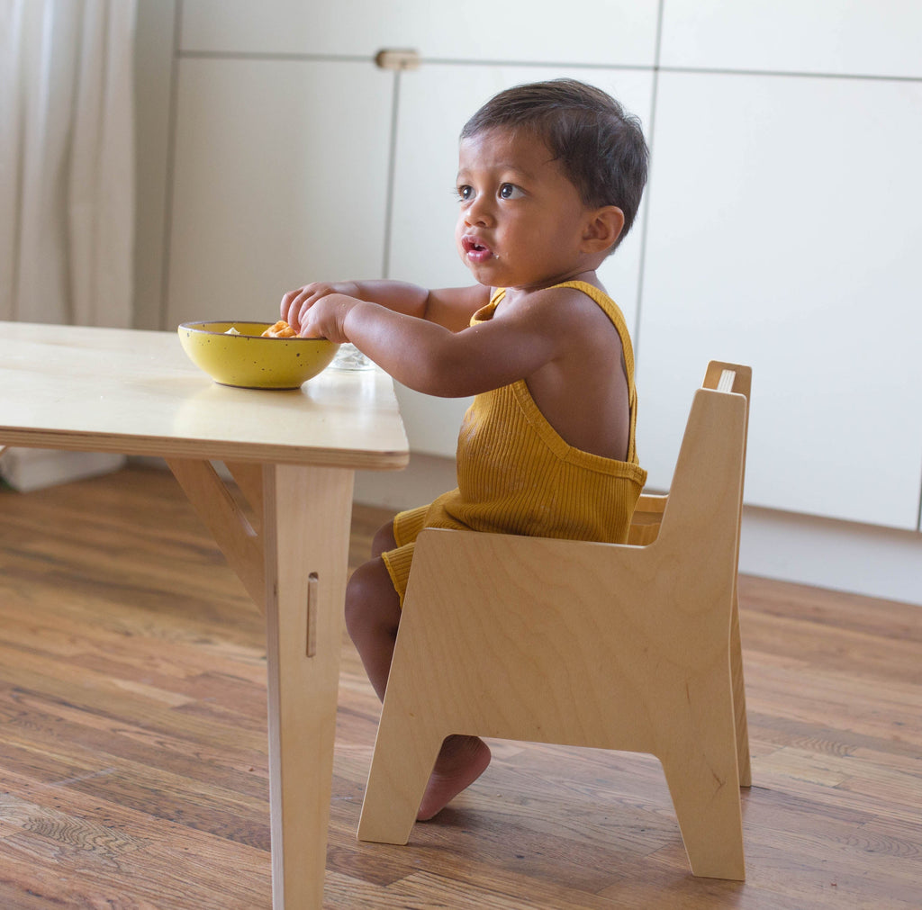 Adjustable Montessori Weaning Table and Chair Set Weaning Table Set Tables & Seating 