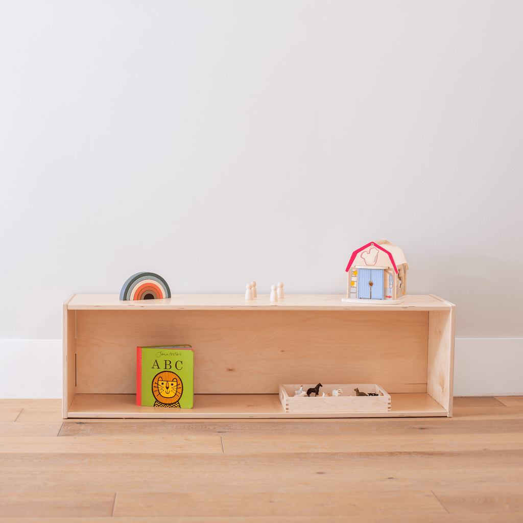 Birch Montessori Infant Shelf Infant Shelf Shelving & Storage 45" (Long) Closed Back 