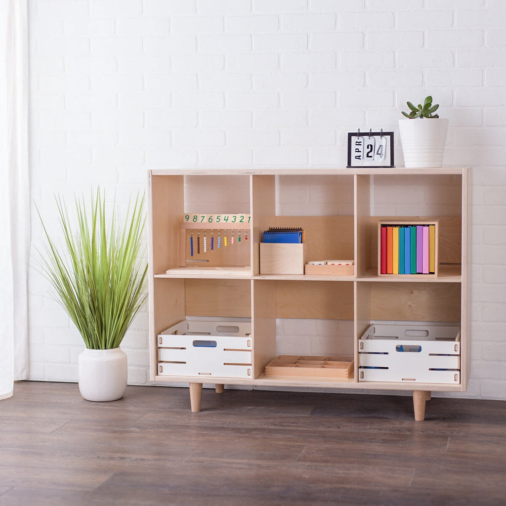 Cube Shelves Cube Shelf Shelving & Storage Finished Birch Six Cube 