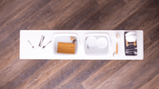 Dish Washing / Sensory Stations Washing Stations Montessori School Finished Birch 16" 2 Tubs - Center / 65 in.