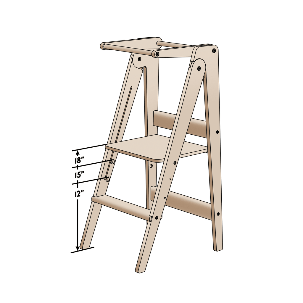 Foldable Toddler Tower Toddler Tower 