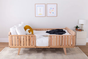 Full-Size Toddler Bed with Rails