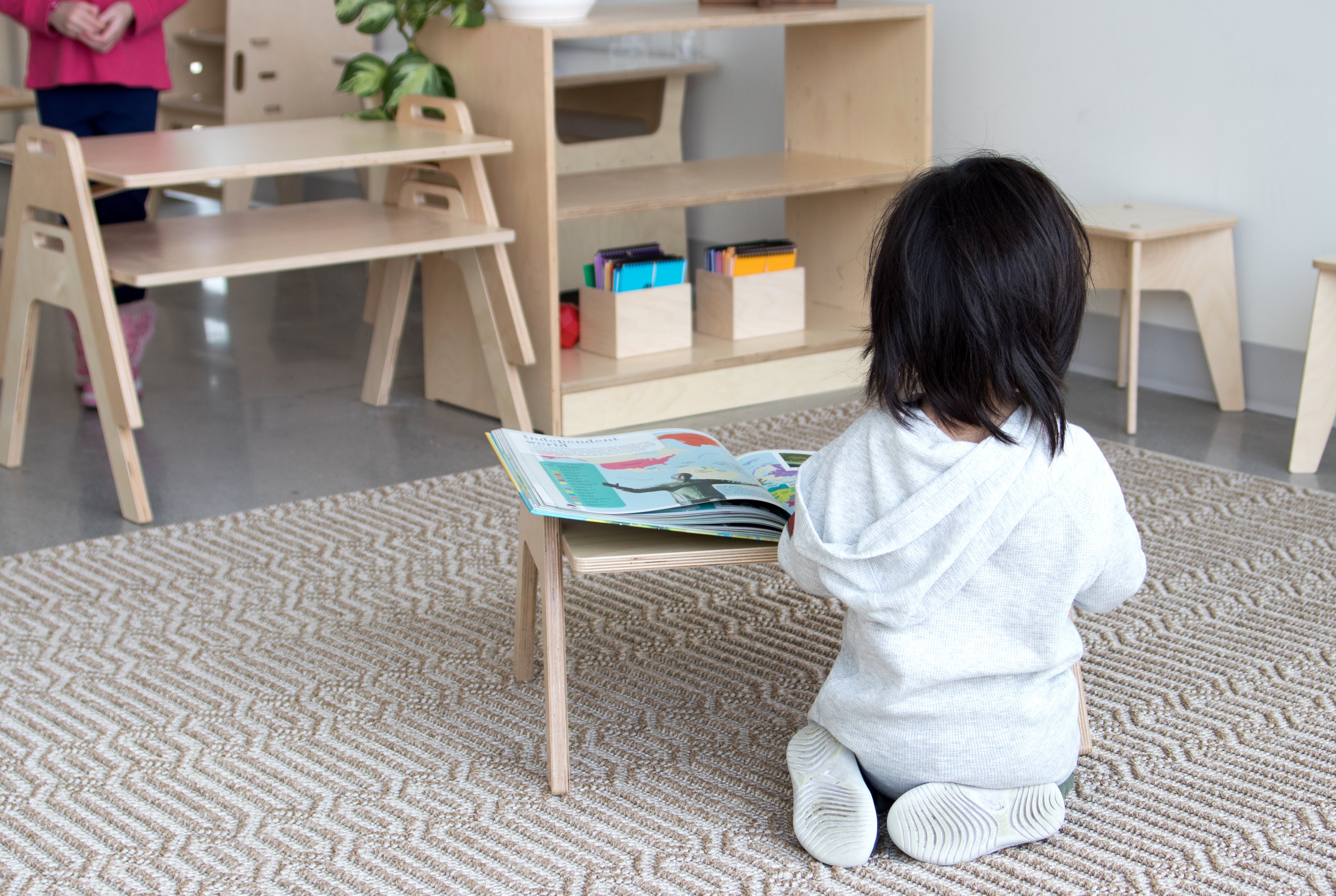 School Chowki Floor Table Durable Montessori Workspace – Sprout