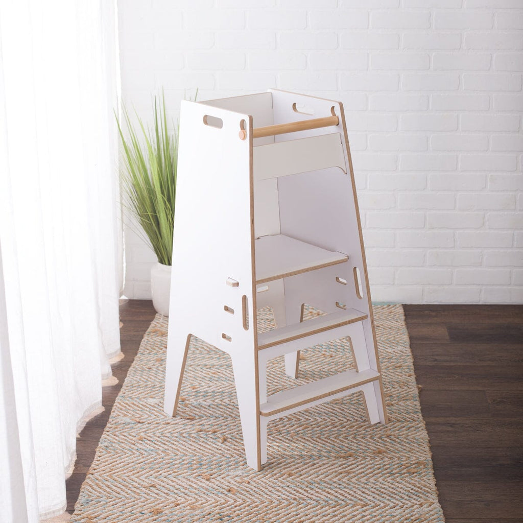 Sous-Chef Toddler Tower Step Stool Toddler Tower White Tower Only 