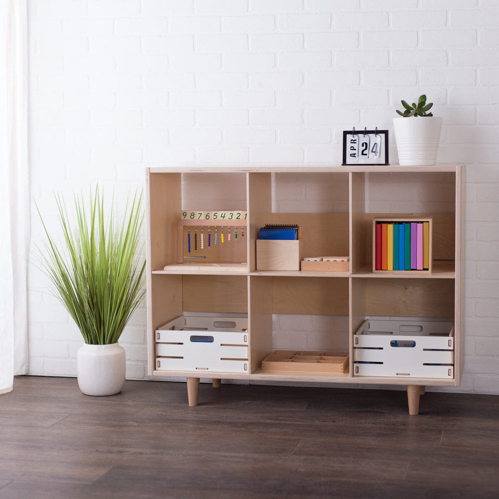 Value-Grade Cube Shelves Cube Shelf Value-Grade Finished Birch Six Cube 