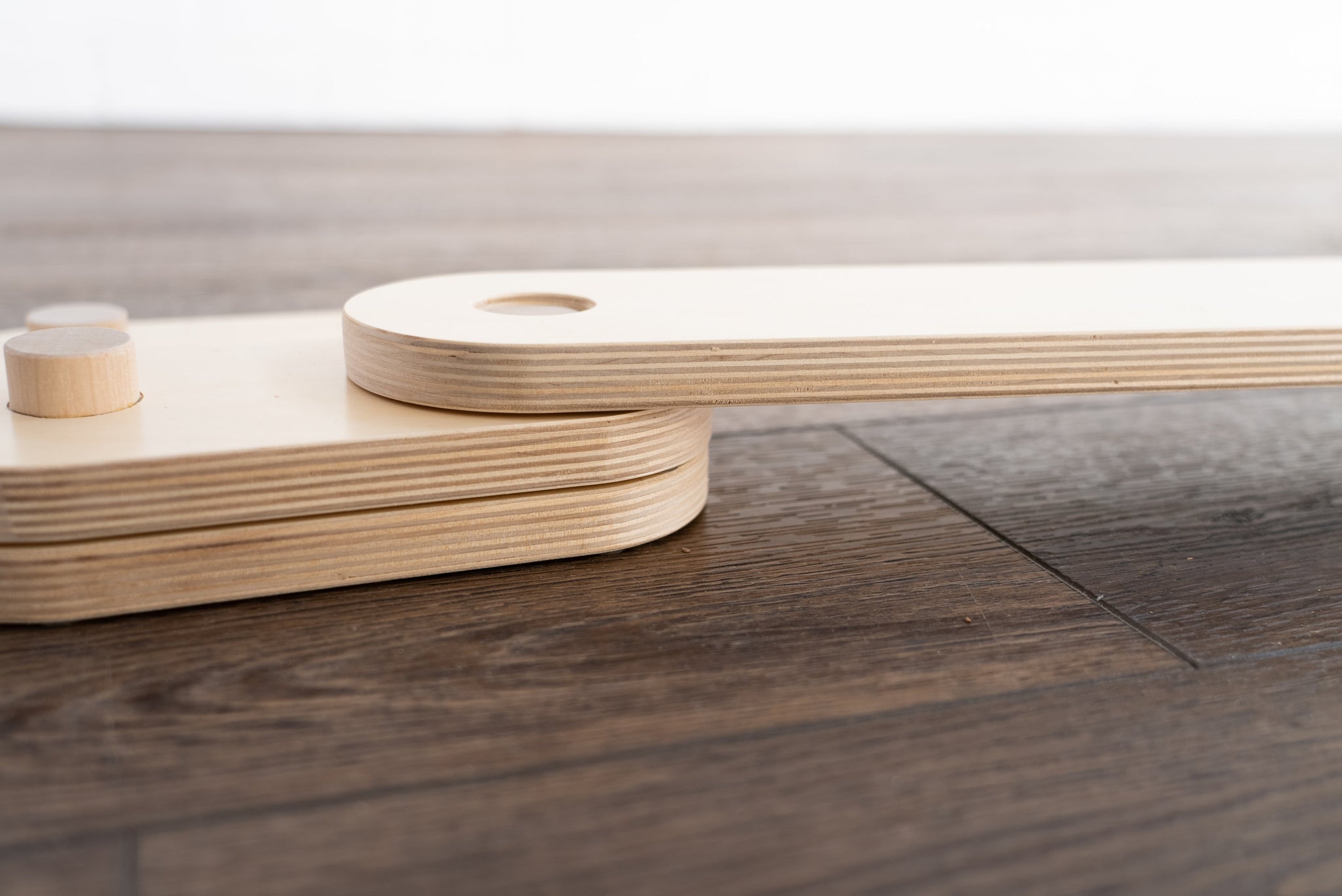 Trave Di Equilibrio In Legno 100cm - Per Bambini E Esercizi Di Bilanciamento - Foto 6