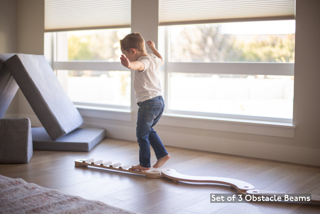 Wooden Balance Beam Sets Gross Motor 