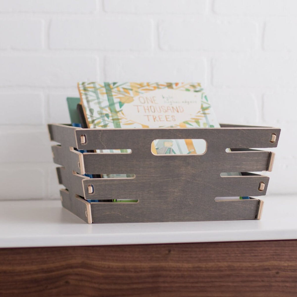 Wovewood Baskets Wovewood Basket Shelving & Storage Medium Grey 