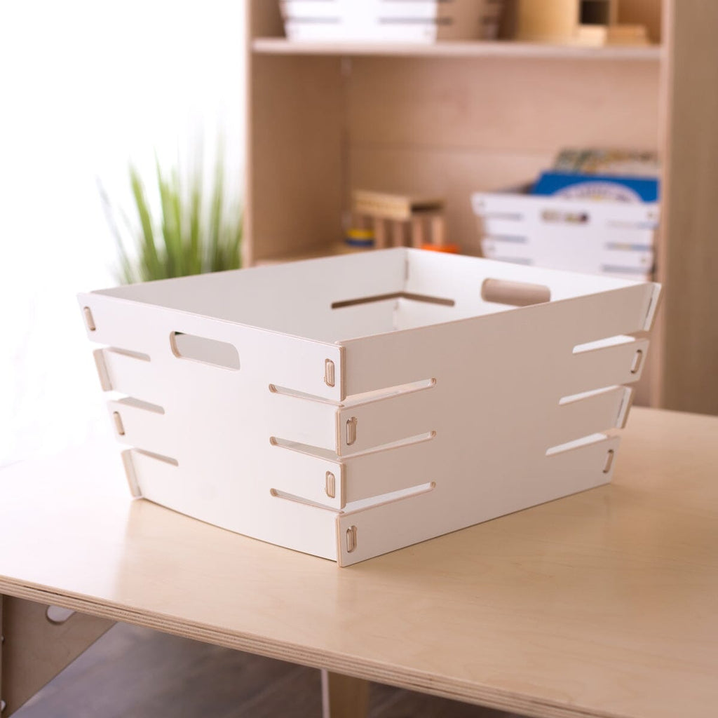 Wovewood Baskets Wovewood Basket Shelving & Storage Medium White 