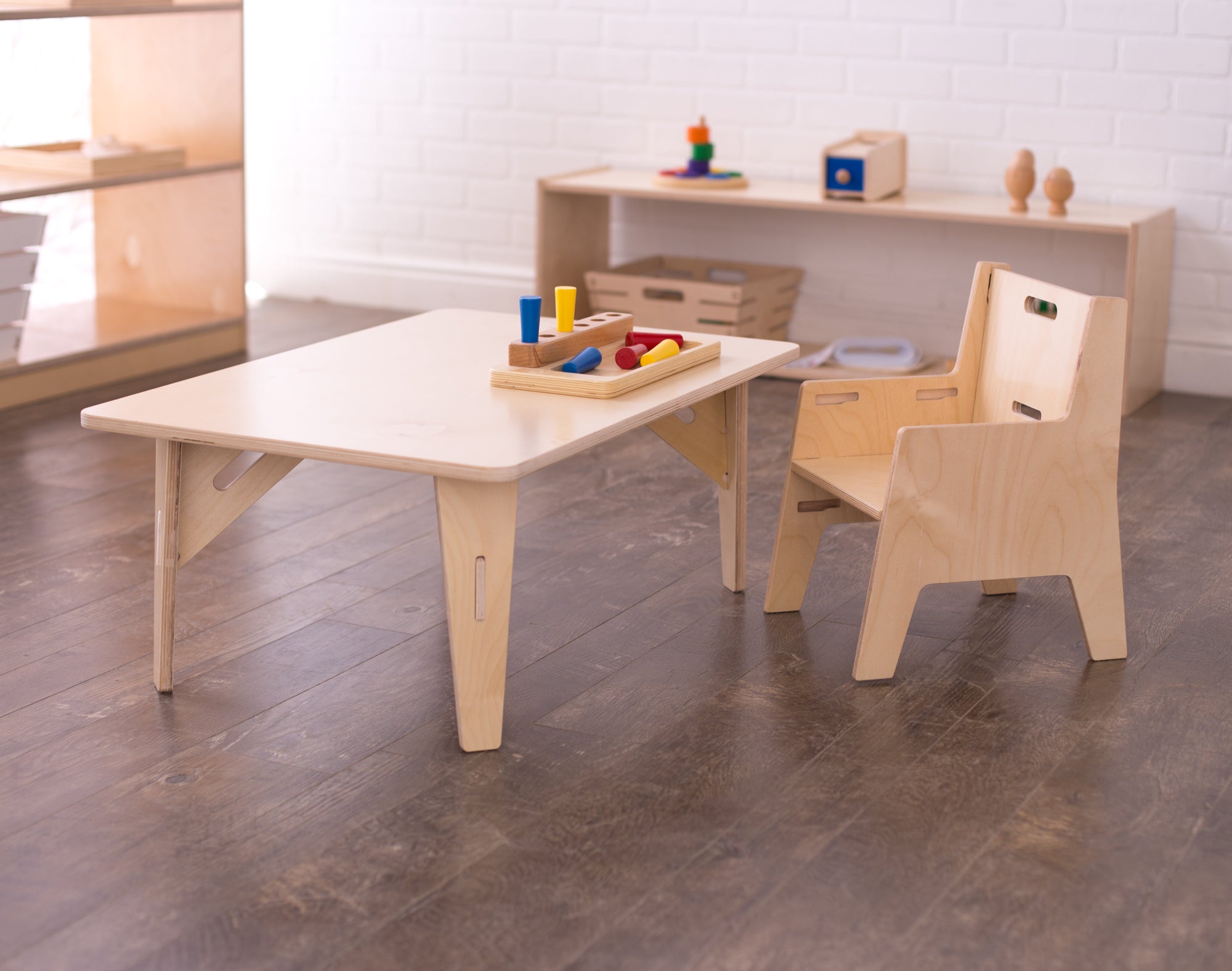 Montessori Table And Chairs - VisualHunt