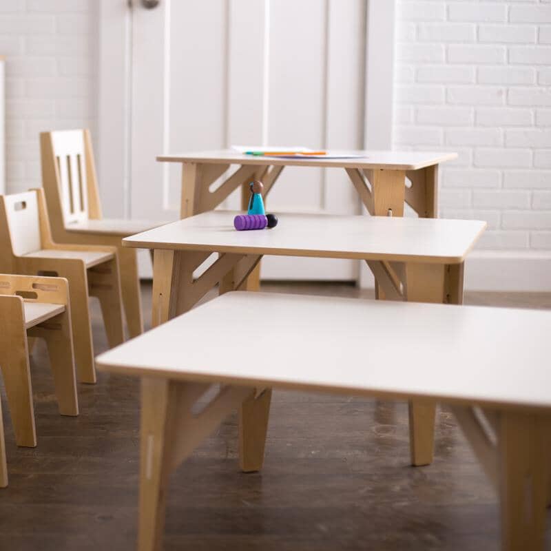 Additional School Table Legs (Set of 4) Tables Montessori School 