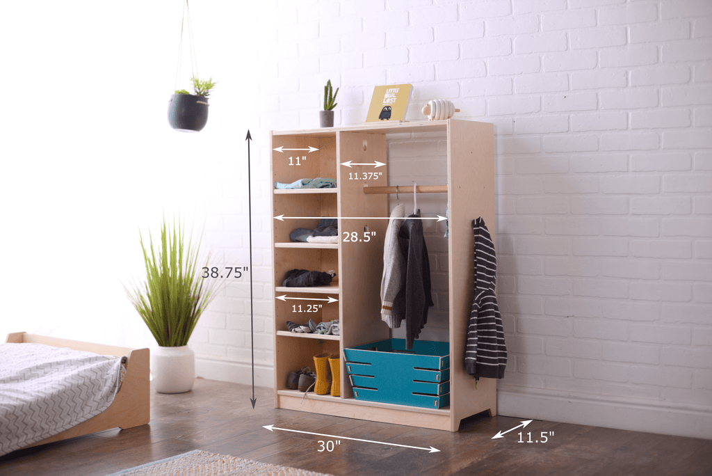 Alba Montessori Children's Wardrobe Wardrobe Wardrobe 