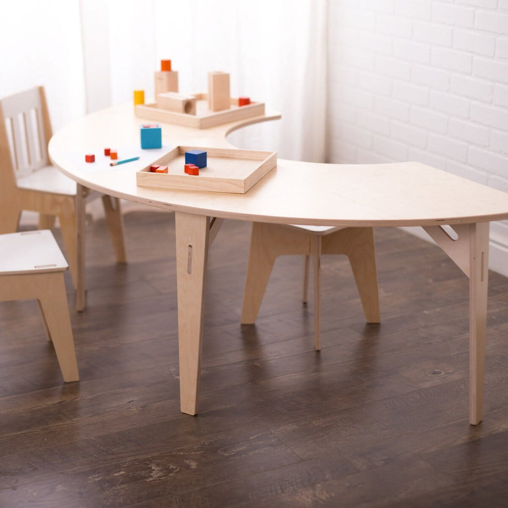 Half-Round Tables Tables Montessori School 