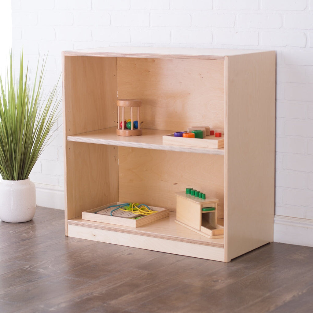 Home Montessori Closed Back Shelving Shelving & Storage 30"H 30"W 11.5" (Shallow)
