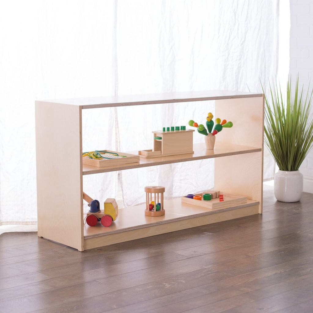 Home Montessori Open Back Shelving Shelving & Storage 24"H 48"W 11.5" (Shallow)