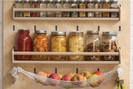 MakerWall Jar Shelf Maker Space MakerWall 3.75"D x 24"W 