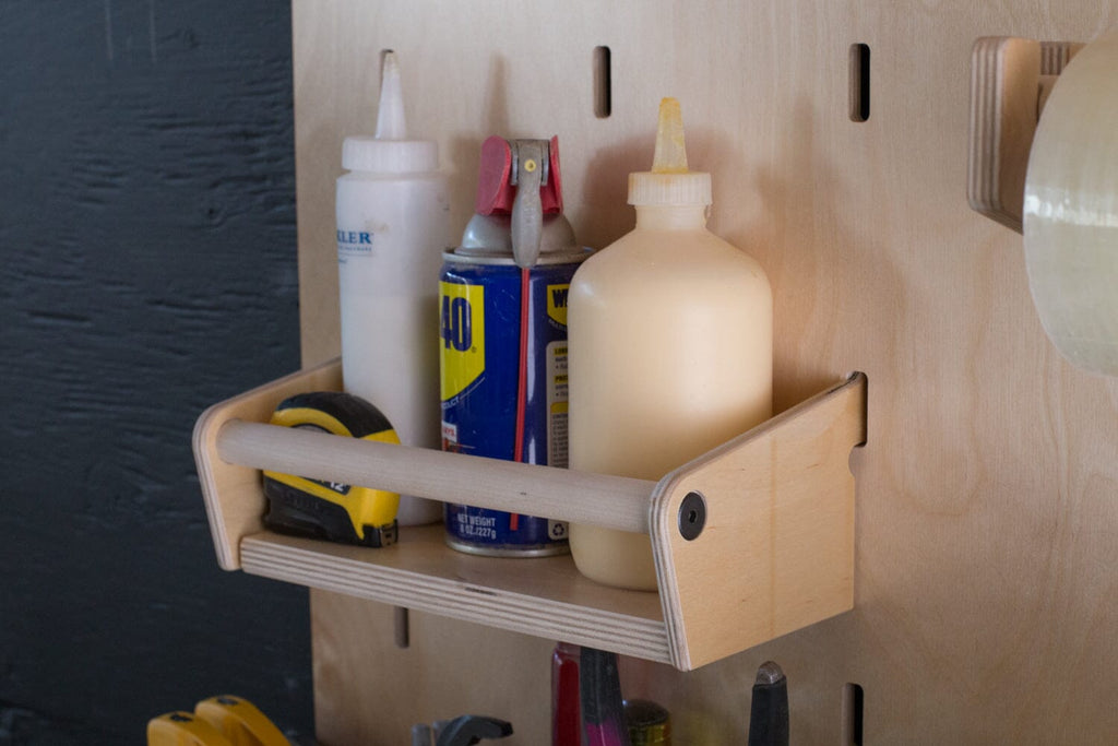 MakerWall Jar Shelf Maker Space MakerWall 3.75"D x 9"W 