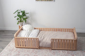 Low Profile Kids Bed with Rails