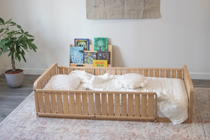 Sosta Floor Bed Frame with Side Rails