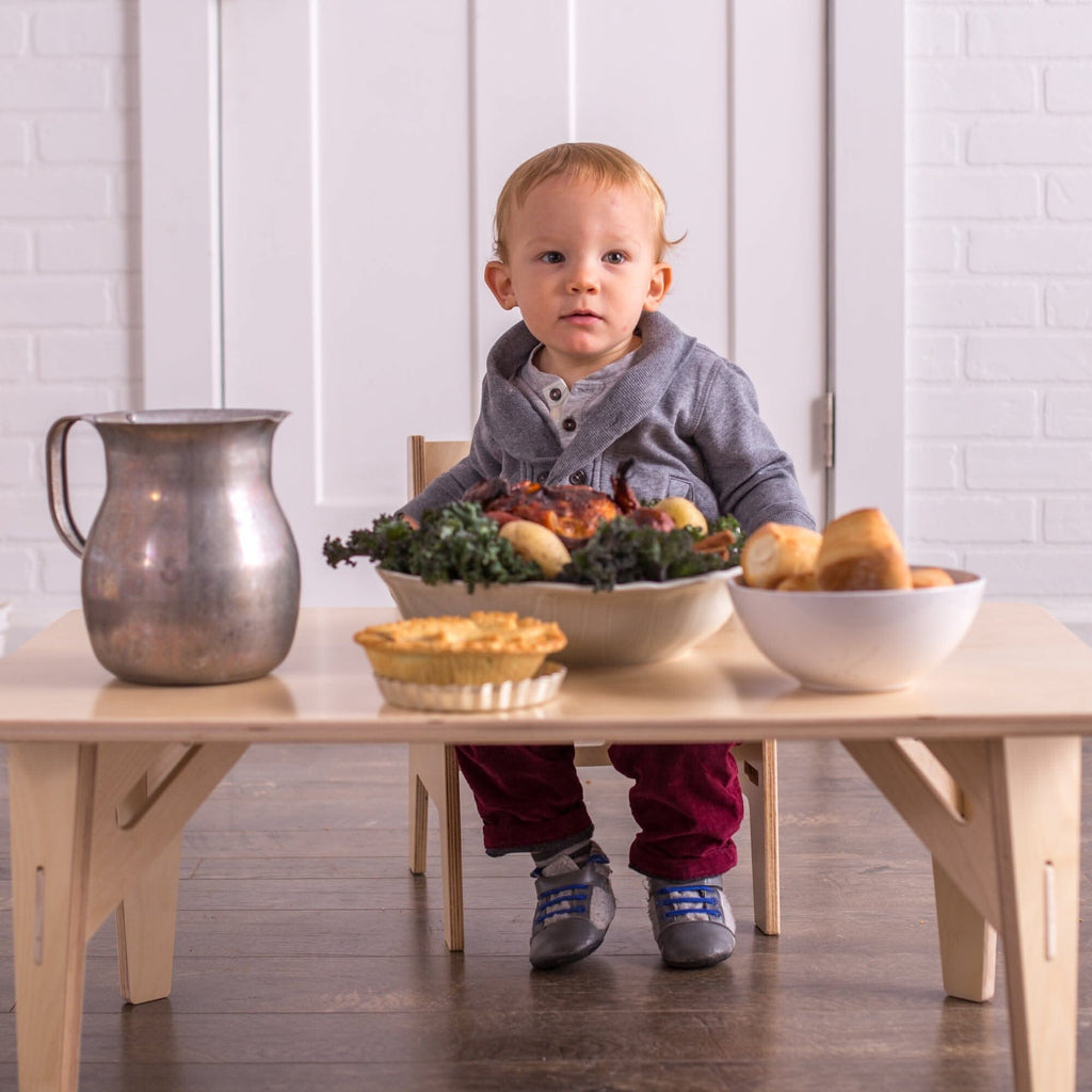 Value-Grade Adjustable Montessori Weaning Chair & Table Set Weaning Table Set Value-Grade 