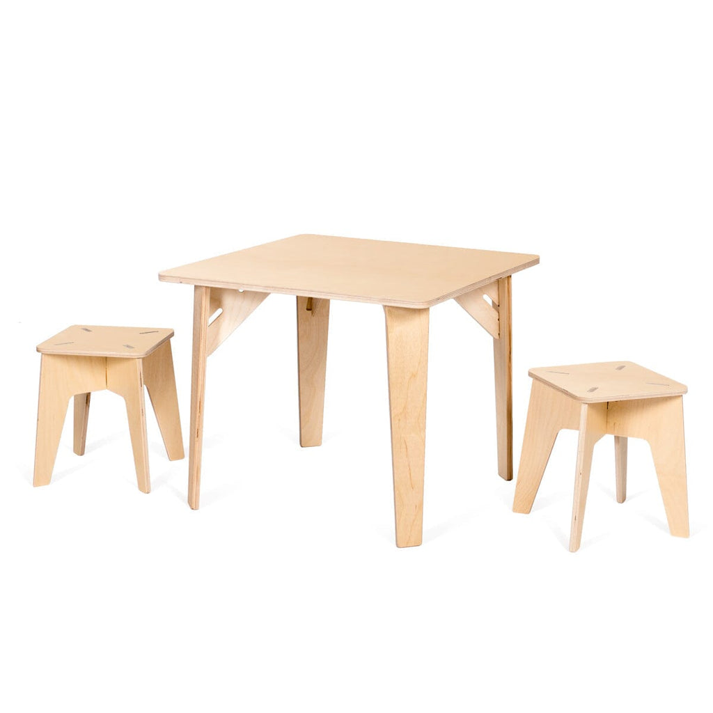 Value-Grade Wooden Kids Table and Stools Kids Table Set Value-Grade Finished Birch 